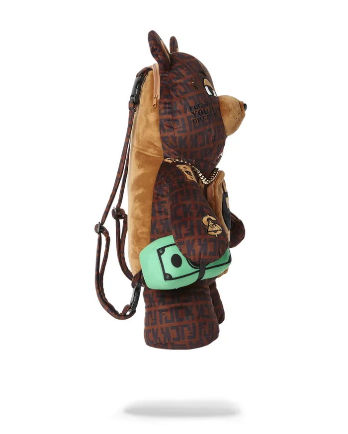 SPRAYGROUND Backpacks OFFENDED MONEYBEAR TEDDYBEAR BACKPACK 8211 Universal SPRAYGROUND Backpacks OFFENDED MONEYBEAR TEDDYBEAR BACKPACK 8211 Universal