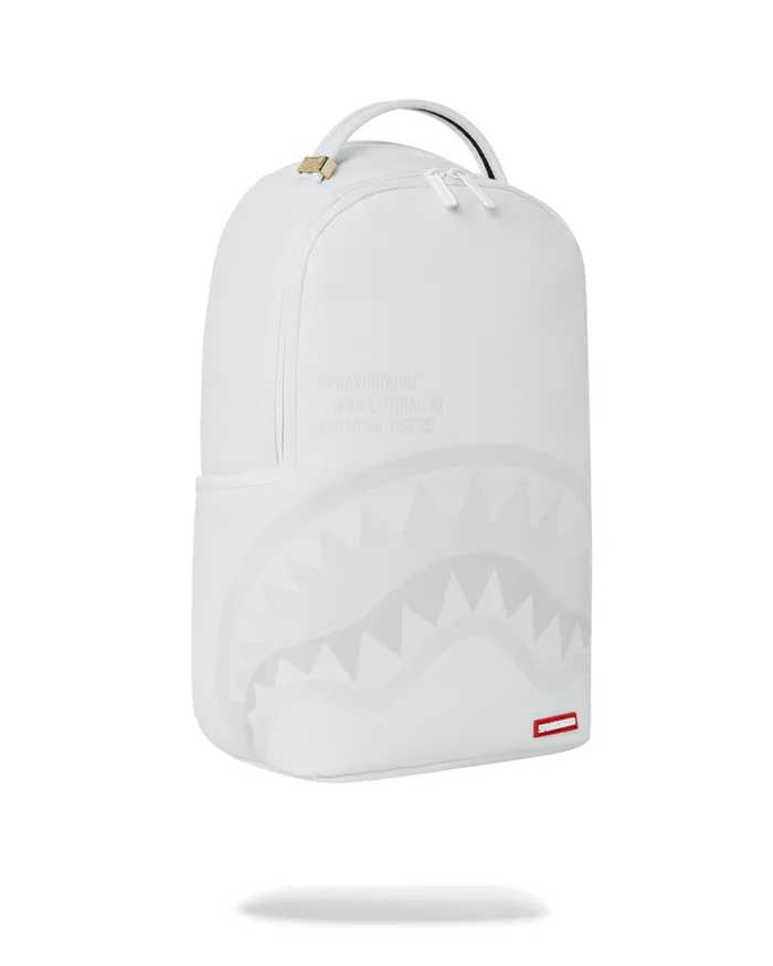 SPRAYGROUND Backpacks SHARK CENTRAL BACKPACK WHTWHT DLXV 8211 Universal SPRAYGROUND Backpacks SHARK CENTRAL BACKPACK WHTWHT DLXV 8211 Universal