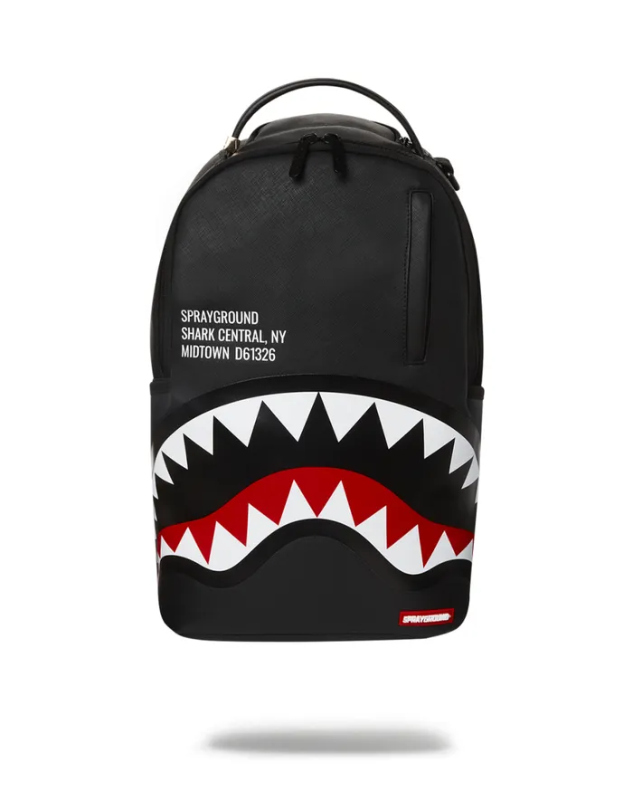SPRAYGROUND Backpacks SHARK CENTRAL BLACK DLXV 8211 Universal