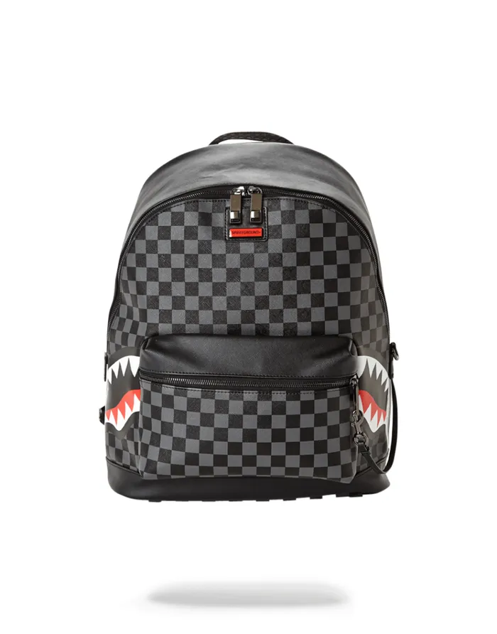 SPRAYGROUND Backpacks SHARKS IN PARIS BLACK CHECKERED EDITION 8211 Universal