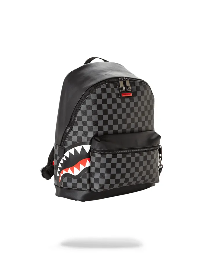 SPRAYGROUND Backpacks SHARKS IN PARIS BLACK CHECKERED EDITION 8211 Universal