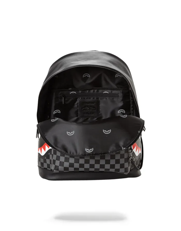 SPRAYGROUND Backpacks SHARKS IN PARIS BLACK CHECKERED EDITION 8211 Universal