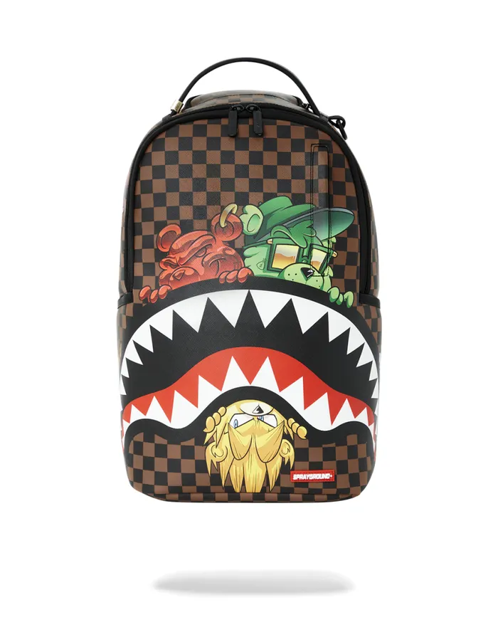SPRAYGROUND Backpacks SHARKS IN PARIS CHARACTERS SNEAKIN BACKPACK DLXV 8211 Universal