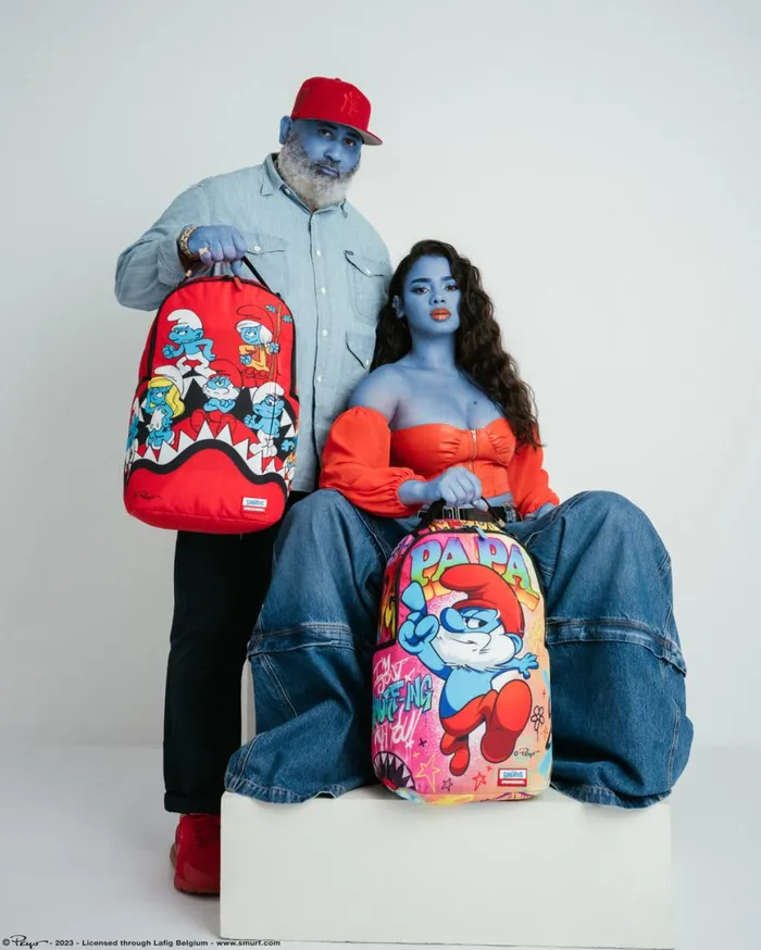 SPRAYGROUND Backpacks SMURFS SHARK BOUNCE BACKPACK 8211 Universal SPRAYGROUND Backpacks SMURFS SHARK BOUNCE BACKPACK 8211 Universal