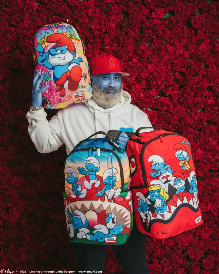 SPRAYGROUND Backpacks SMURFS SHARK BOUNCE BACKPACK 8211 Universal SPRAYGROUND Backpacks SMURFS SHARK BOUNCE BACKPACK 8211 Universal