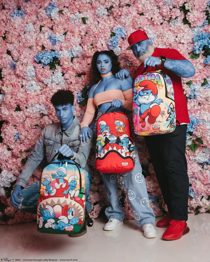 SPRAYGROUND Backpacks SMURFS SHARK BOUNCE BACKPACK 8211 Universal SPRAYGROUND Backpacks SMURFS SHARK BOUNCE BACKPACK 8211 Universal