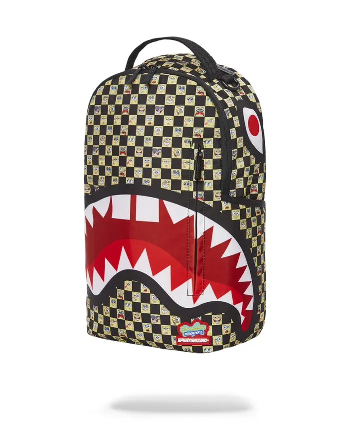 SPRAYGROUND Backpacks SPONGEBOB CHECKERED BACKPACK DLXR 8211 Universal SPRAYGROUND Backpacks SPONGEBOB CHECKERED BACKPACK DLXR 8211 Universal