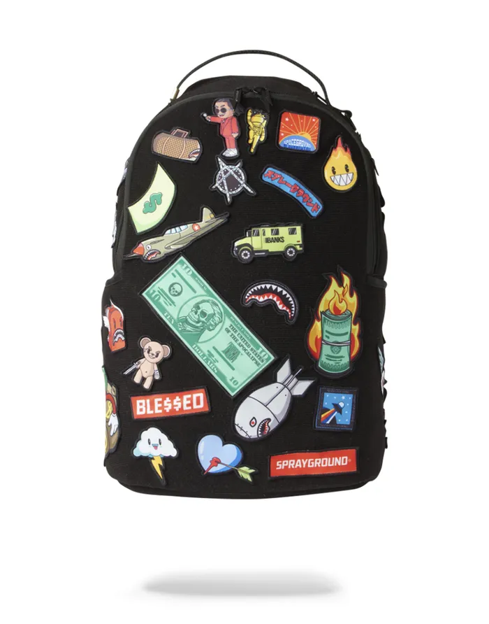 SPRAYGROUND Backpacks THE 32 REMOVABLE PATCHES VELCRO BACKPACK 8211 Universal