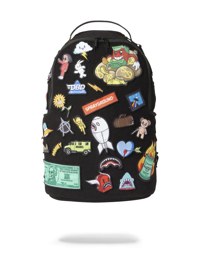 SPRAYGROUND Backpacks THE 32 REMOVABLE PATCHES VELCRO BACKPACK 8211 Universal SPRAYGROUND Backpacks THE 32 REMOVABLE PATCHES VELCRO BACKPACK 8211 Universal
