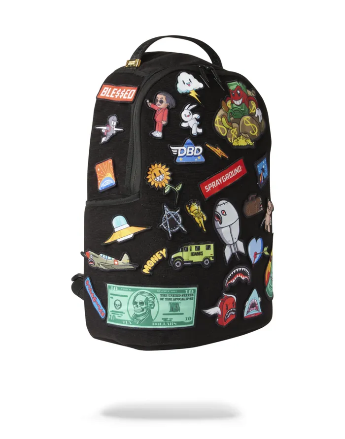 SPRAYGROUND Backpacks THE 32 REMOVABLE PATCHES VELCRO BACKPACK 8211 Universal SPRAYGROUND Backpacks THE 32 REMOVABLE PATCHES VELCRO BACKPACK 8211 Universal