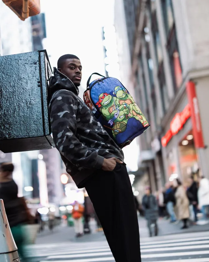 SPRAYGROUND Backpacks TMNT SEWER CAP DLXSR BACKPACK 8211 Universal SPRAYGROUND Backpacks TMNT SEWER CAP DLXSR BACKPACK 8211 Universal