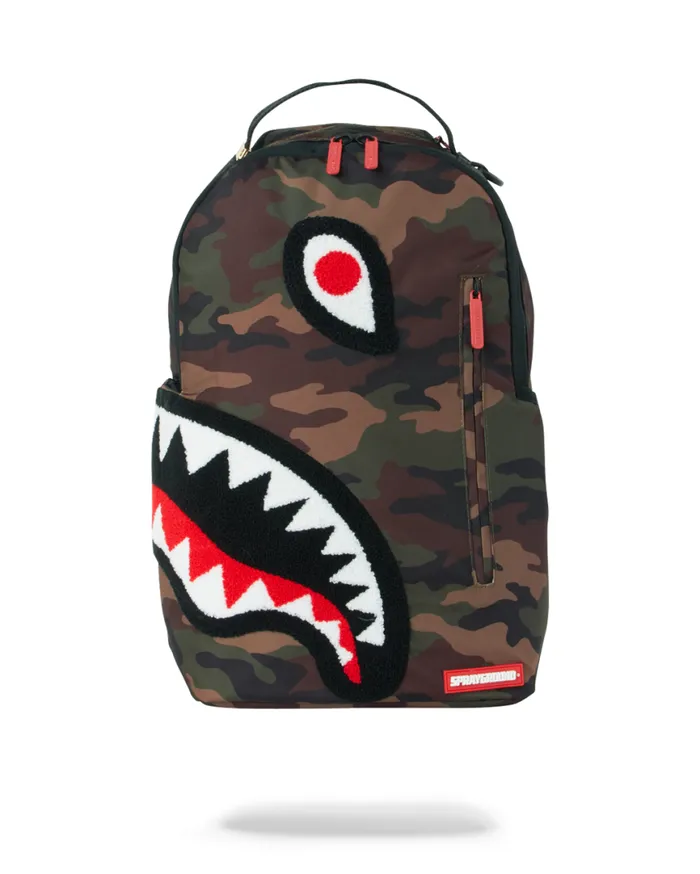 SPRAYGROUND Backpacks TORPEDO SHARK CAMO BACKPACK 8211 Universal