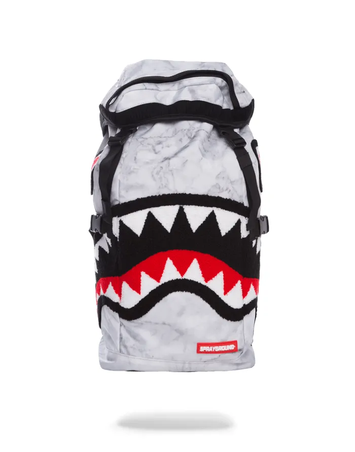 SPRAYGROUND Backpacks WHITE MARBLE TOP LOADER 8211 Universal