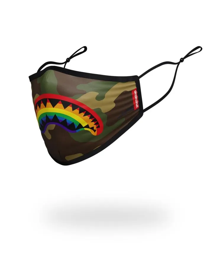 SPRAYGROUND Face Masks ADULT RAINBOW SHARK FORM FITTING FACE MASK 8211 Universal SPRAYGROUND Face Masks ADULT RAINBOW SHARK FORM FITTING FACE MASK 8211 Universal