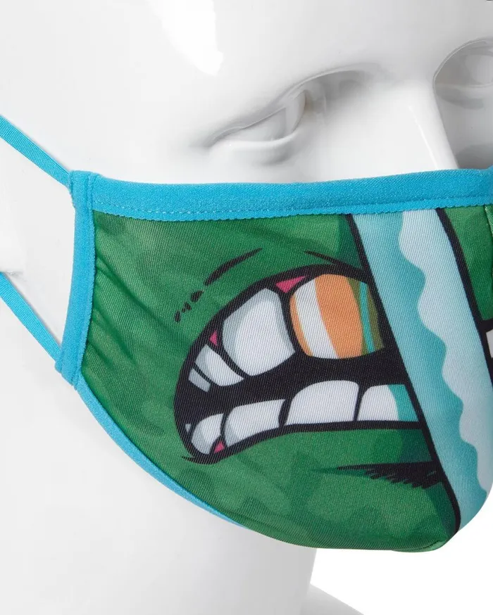 SPRAYGROUND Face Masks ADULT TMNT LEONARDO SHARK FORM FITTING FACECOVERING 8211 Universal SPRAYGROUND Face Masks ADULT TMNT LEONARDO SHARK FORM FITTING FACECOVERING 8211 Universal