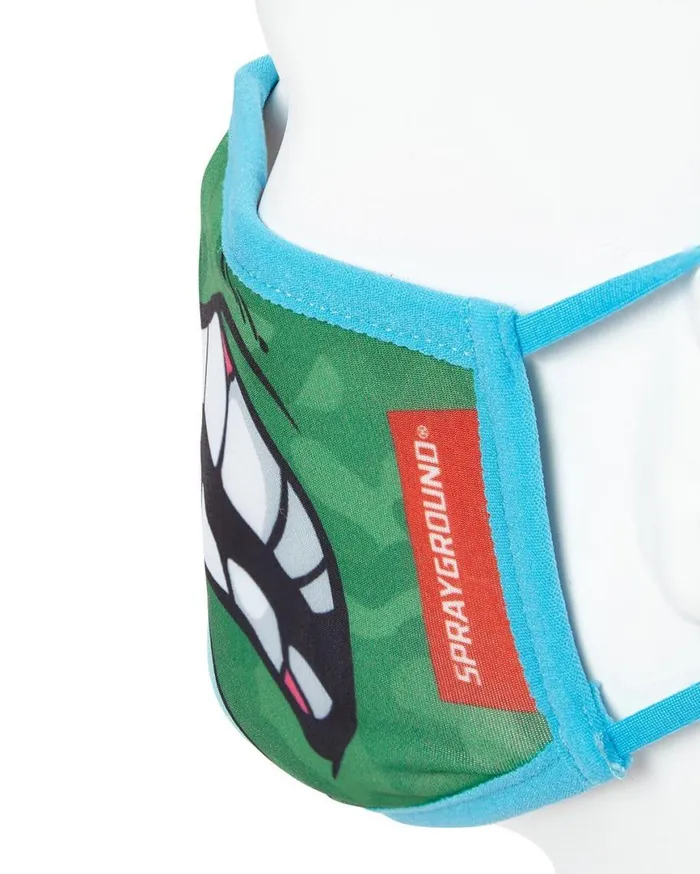 SPRAYGROUND Face Masks ADULT TMNT LEONARDO SHARK FORM FITTING FACECOVERING 8211 Universal SPRAYGROUND Face Masks ADULT TMNT LEONARDO SHARK FORM FITTING FACECOVERING 8211 Universal