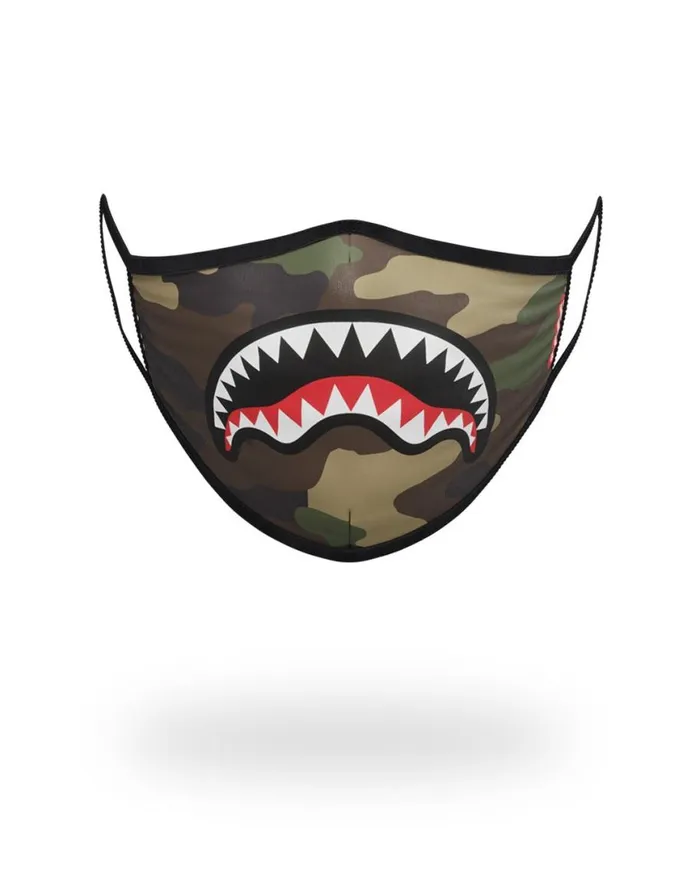 SPRAYGROUND Face Masks CAMO SHARKMOUTH FORMFITTING MASK 8211 Universal