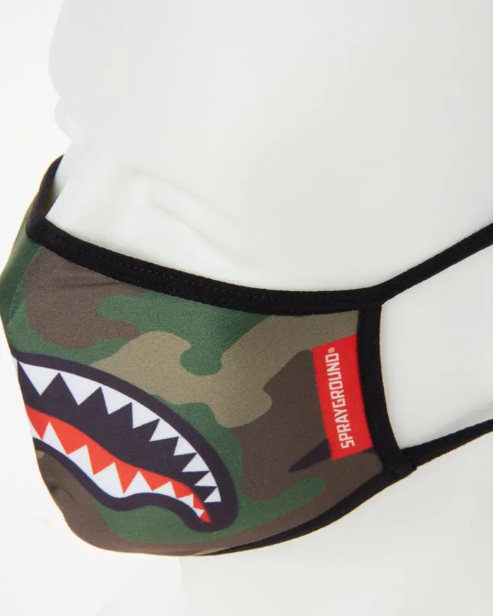 SPRAYGROUND Face Masks CAMO SHARKMOUTH FORMFITTING MASK 8211 Universal