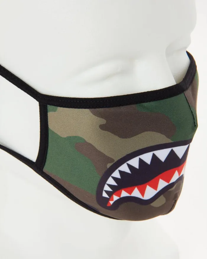 SPRAYGROUND Face Masks CAMO SHARKMOUTH FORMFITTING MASK 8211 Universal