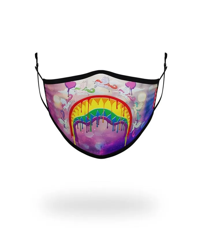 SPRAYGROUND Face Masks KIDS FORM FITTING MASK MELT THE RAINBOW 8211 Universal
