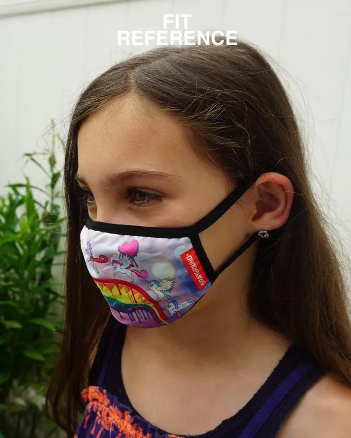 SPRAYGROUND Face Masks KIDS FORM FITTING MASK MELT THE RAINBOW 8211 Universal SPRAYGROUND Face Masks KIDS FORM FITTING MASK MELT THE RAINBOW 8211 Universal