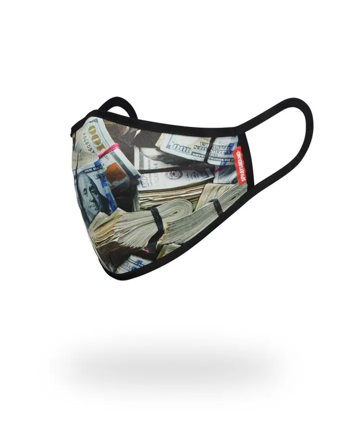 SPRAYGROUND Face Masks MONEY WHERE UR MOUTH IS FORMFITTING MASK 8211 Universal SPRAYGROUND Face Masks MONEY WHERE UR MOUTH IS FORMFITTING MASK 8211 Universal