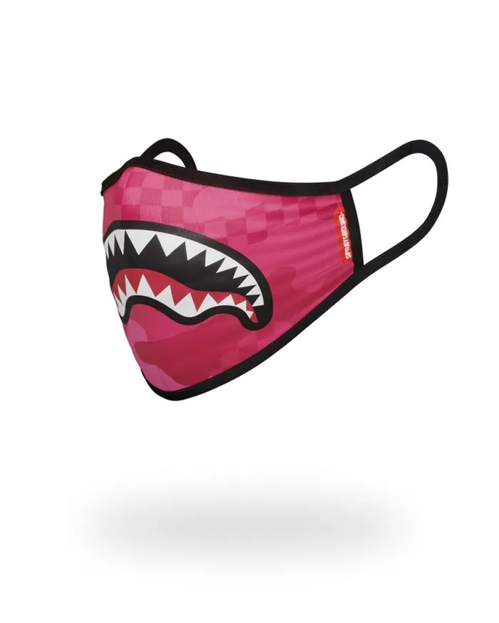 SPRAYGROUND Face Masks PINK ANIME SHARK FORMFITTING MASK 8211 Universal SPRAYGROUND Face Masks PINK ANIME SHARK FORMFITTING MASK 8211 Universal