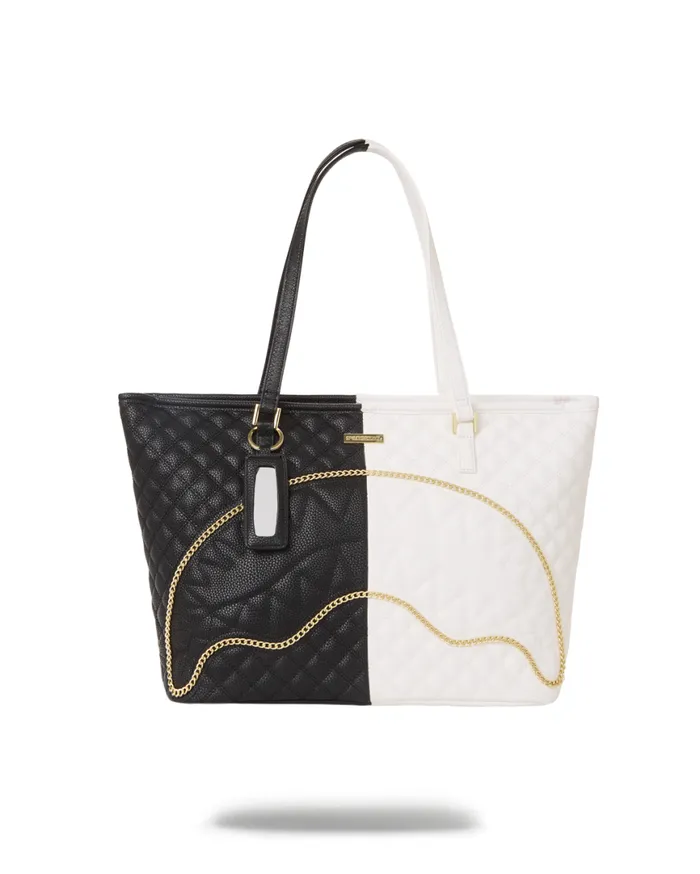 SPRAYGROUND Handbags LEVELED UP SPLIT QUILT SHARK TOTE 8211 Universal