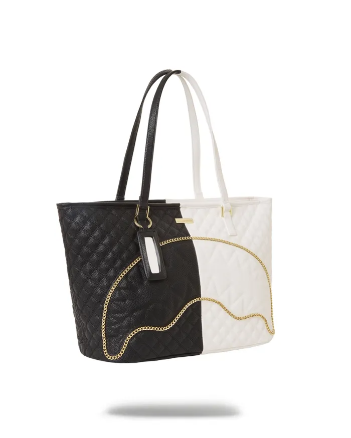 SPRAYGROUND Handbags LEVELED UP SPLIT QUILT SHARK TOTE 8211 Universal