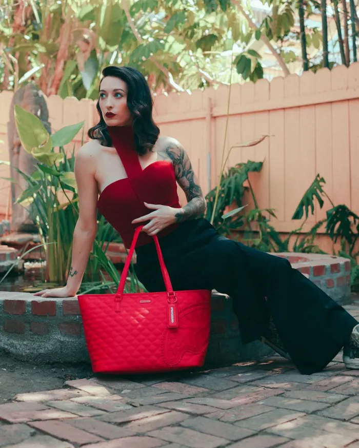 SPRAYGROUND Handbags RED RIVIERA TOTE 8211 Universal SPRAYGROUND Handbags RED RIVIERA TOTE 8211 Universal