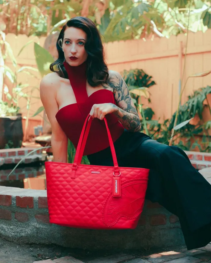 SPRAYGROUND Handbags RED RIVIERA TOTE 8211 Universal SPRAYGROUND Handbags RED RIVIERA TOTE 8211 Universal