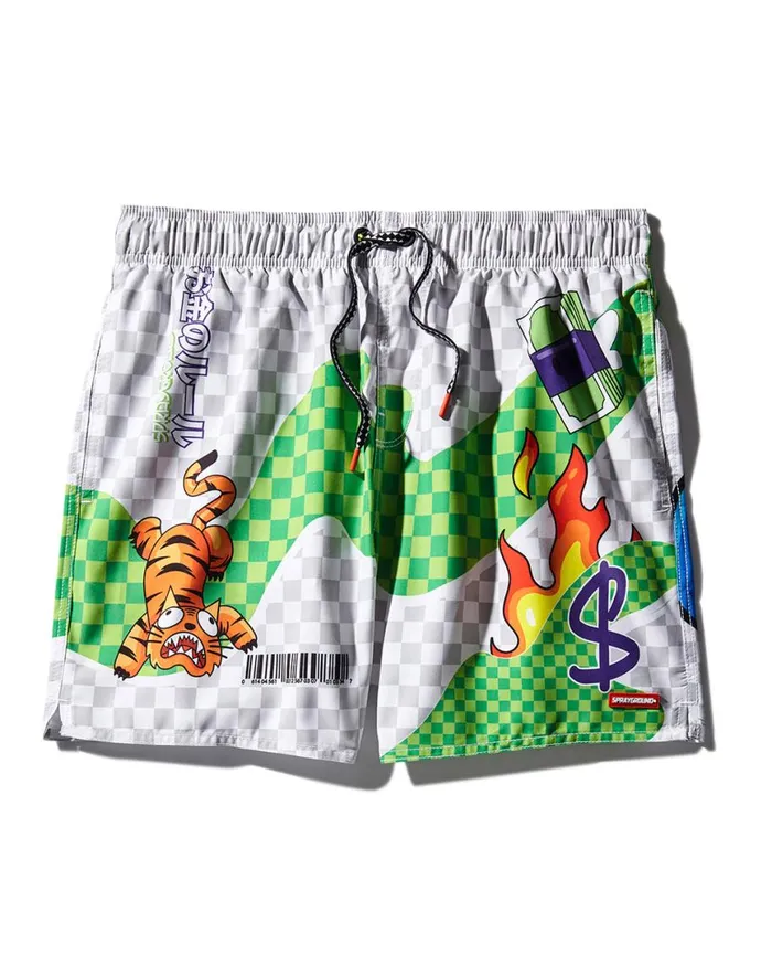 SPRAYGROUND Swimwear WTF ART SHOTO SWIM TRUNKS 8211 Universal