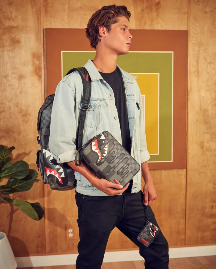 SPRAYGROUND Toiletries Aka Money Bags XTC GREY SHARKS IN PARIS TOILETRY BAG 8211 Universal