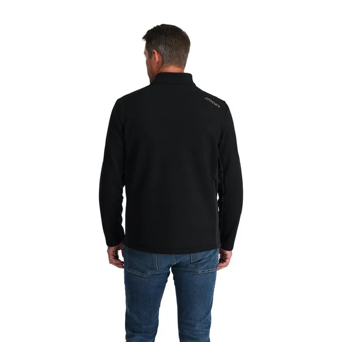 Spyder Fleece Bandit Half Zip Black 8211 Mens