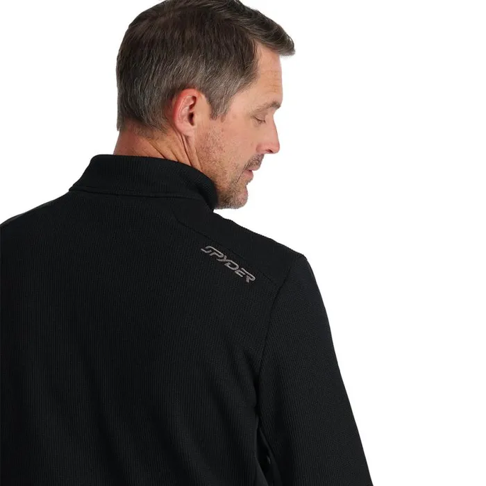 Spyder Fleece Bandit Half Zip Black 8211 Mens