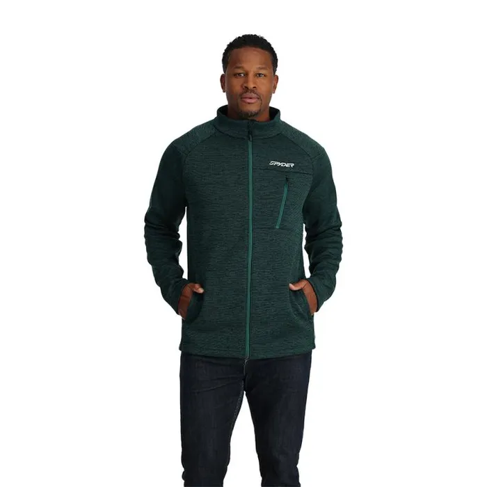Spyder Fleece Encore Full Zip Cypress Green 8211 Mens