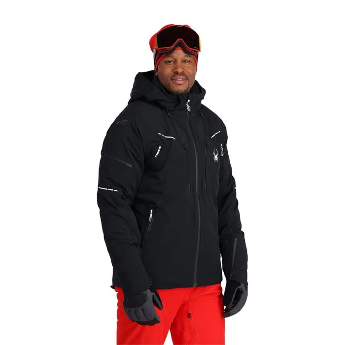 Spyder Insulated Pinnacle Black 8211 Mens