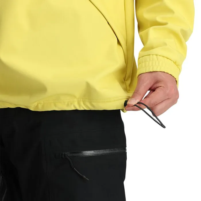 Spyder Shell Softshell Riding Hoodie Yellow 8211 Mens