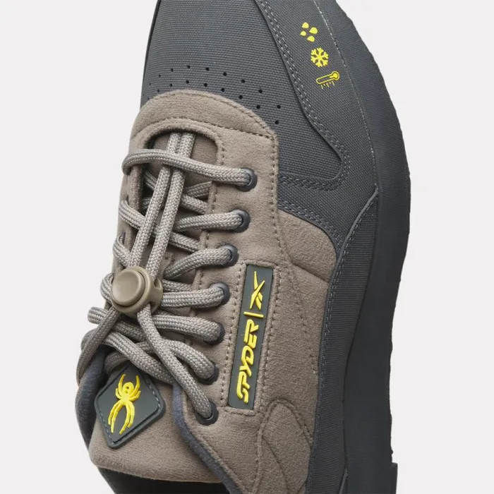 Spyder Sneakers Spyder X Reebok Classic Leather Trail Shoes Pantonpure Graypanton 8211 Mens