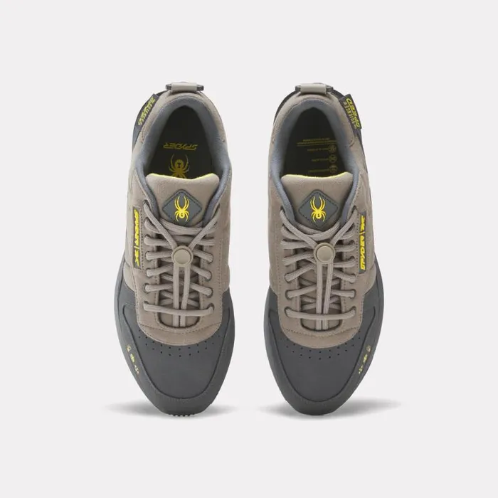 Spyder Sneakers Spyder X Reebok Classic Leather Trail Shoes Pantonpure Graypanton 8211 Mens