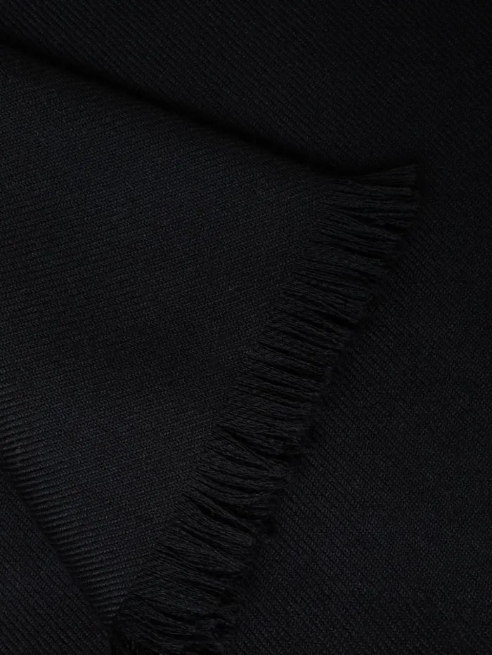 Square Cashmere Scarf Black Women Akris Cashmere