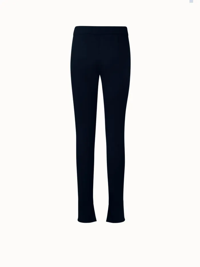 Stretch Jersey Skinny Leg Pants Navy Women Akris Pants