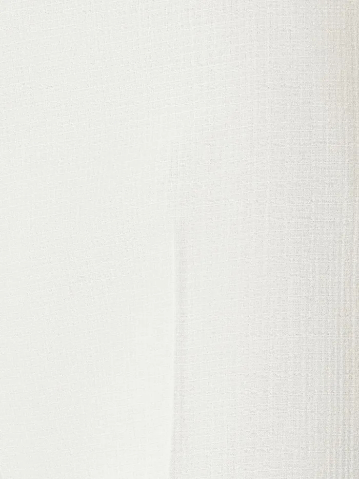 Structured Cotton Silk DoubleFace Straight Leg Pants Ecru Women Akris Pants