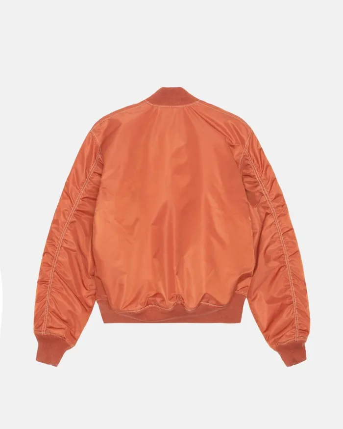 Stussy Outerwear BUILT REVERSIBLE BOMBER JACKET Brick 8211 MenWomen