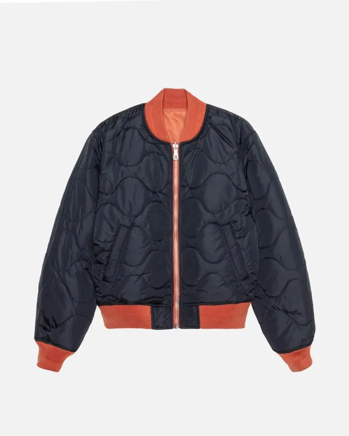 Stussy Outerwear BUILT REVERSIBLE BOMBER JACKET Brick 8211 MenWomen
