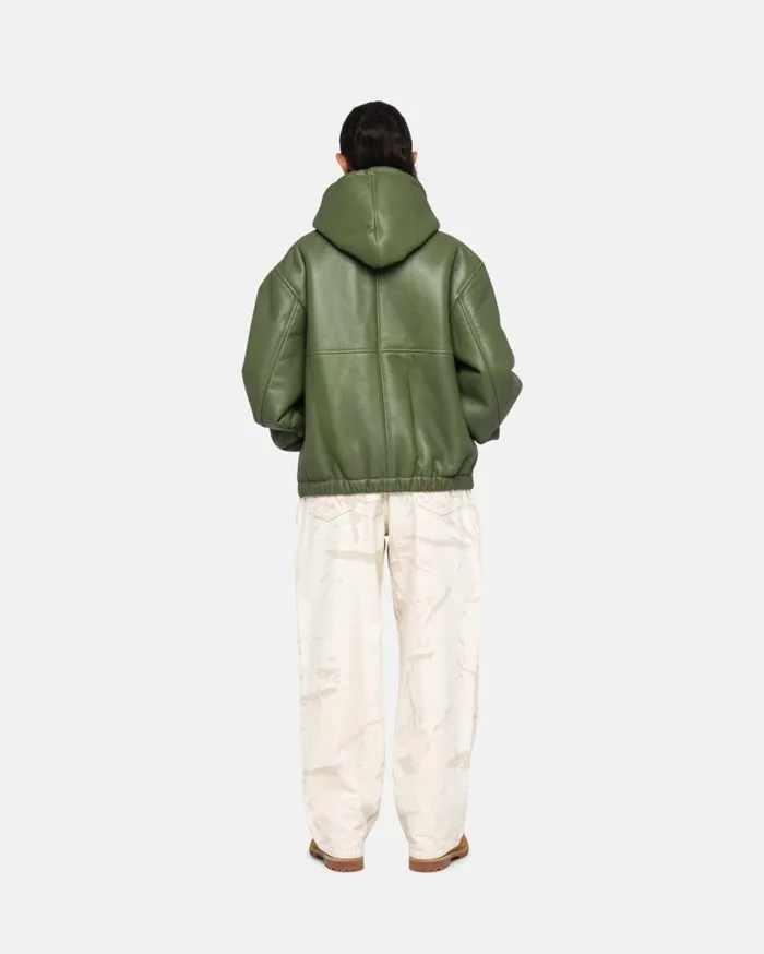 Stussy Outerwear WORK JACKET SHEARLING Green 8211 MenWomen Stussy Outerwear WORK JACKET SHEARLING Green 8211 MenWomen