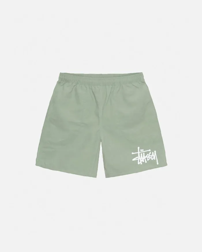 Stussy Shorts WATER SHORT BIG BASIC Sage 8211 MenWomen Stussy Shorts WATER SHORT BIG BASIC Sage 8211 MenWomen