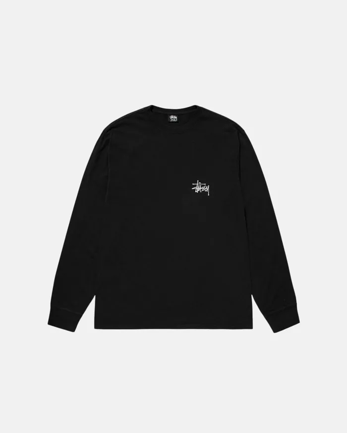 Stussy Tees BASIC STSSY LS TEE PIGMENT DYED 8211 MenWomen