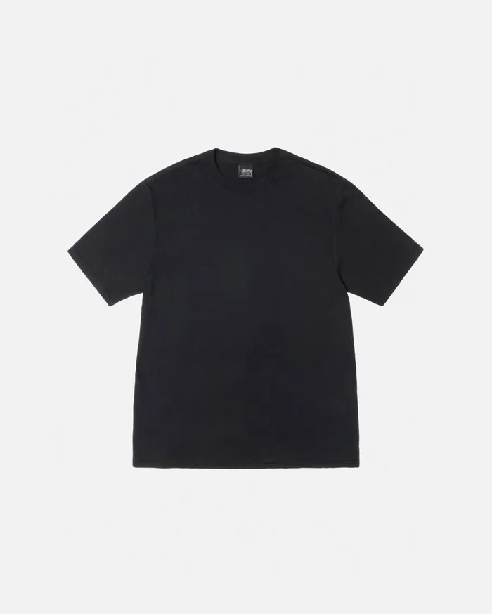 Stussy Tees BUANA TEE PIGMENT DYED Black 8211 MenWomen