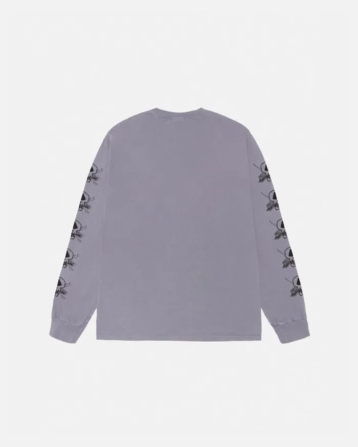Stussy Tees FOILS LS TEE PIGMENT DYED 8211 MenWomen